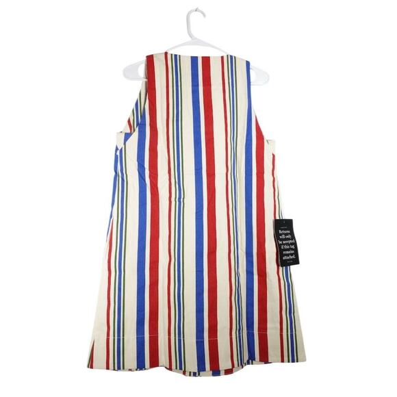 Pomander Place Striped Mini Dress - Red, Blue, White - Picture 7 of 11